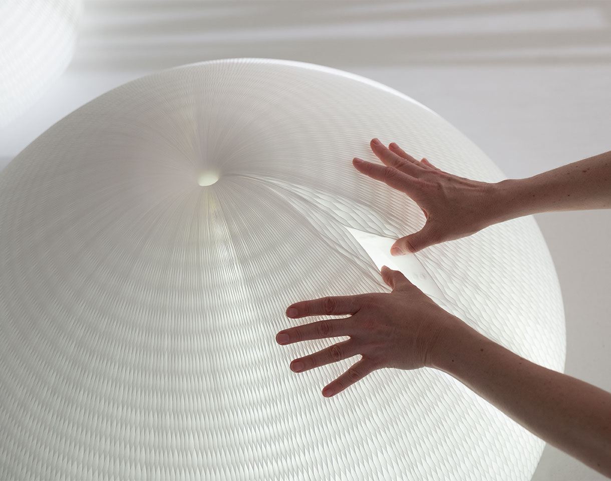 urchin softlight - Shape Shifting Lamp Lights - Paper Lighting