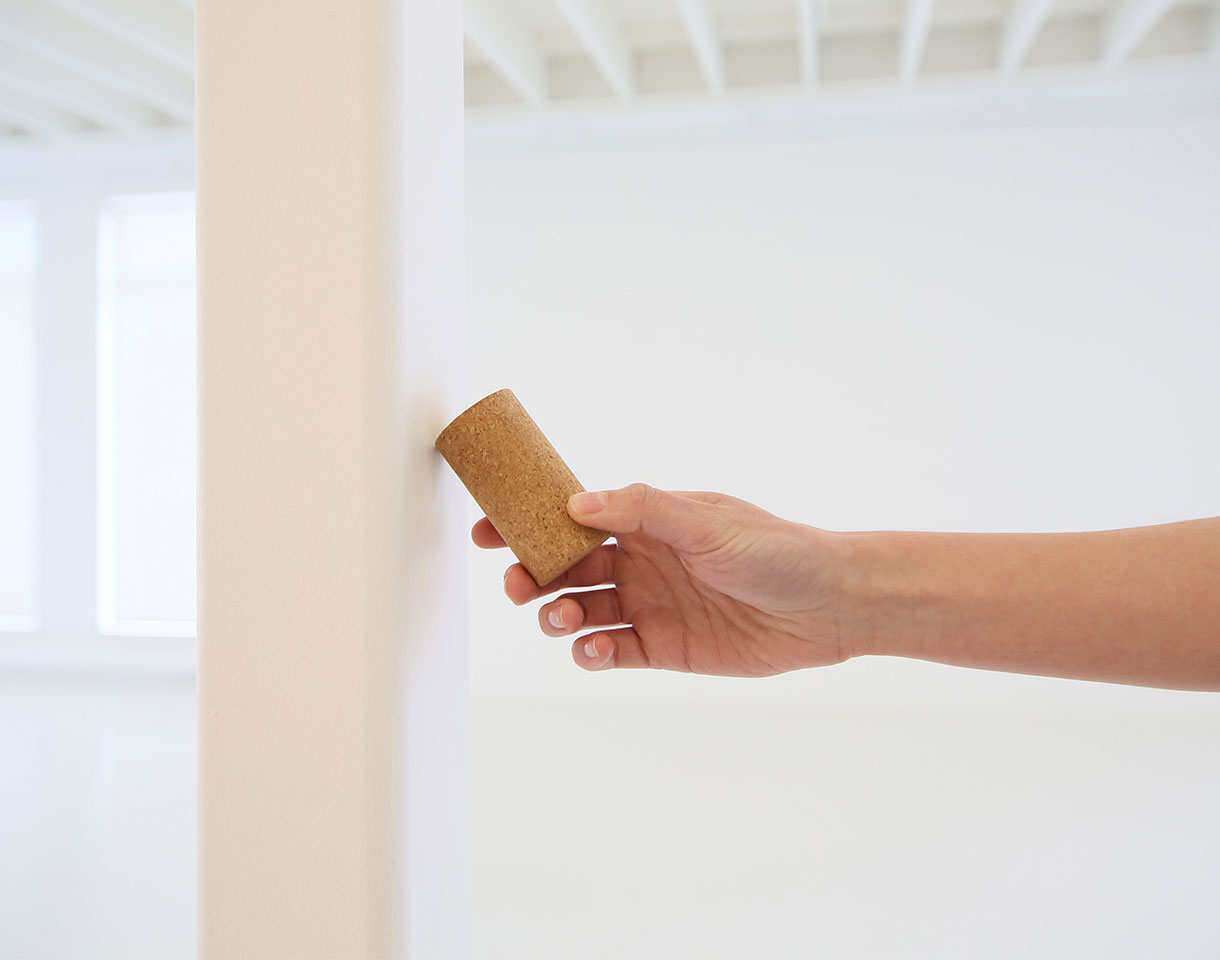 cork peg magnetic wall hooks + holders - molo