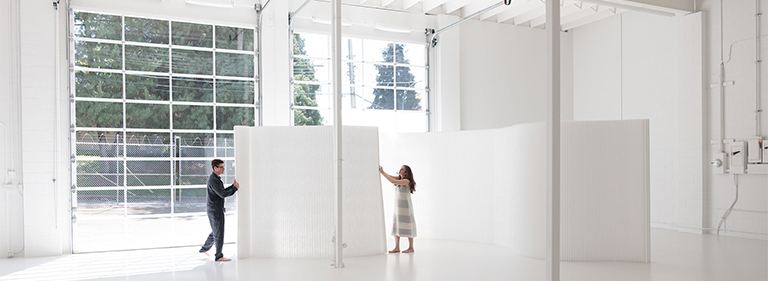 Textile Softwall - Flexible Room Dividers - Modern Folding Partition