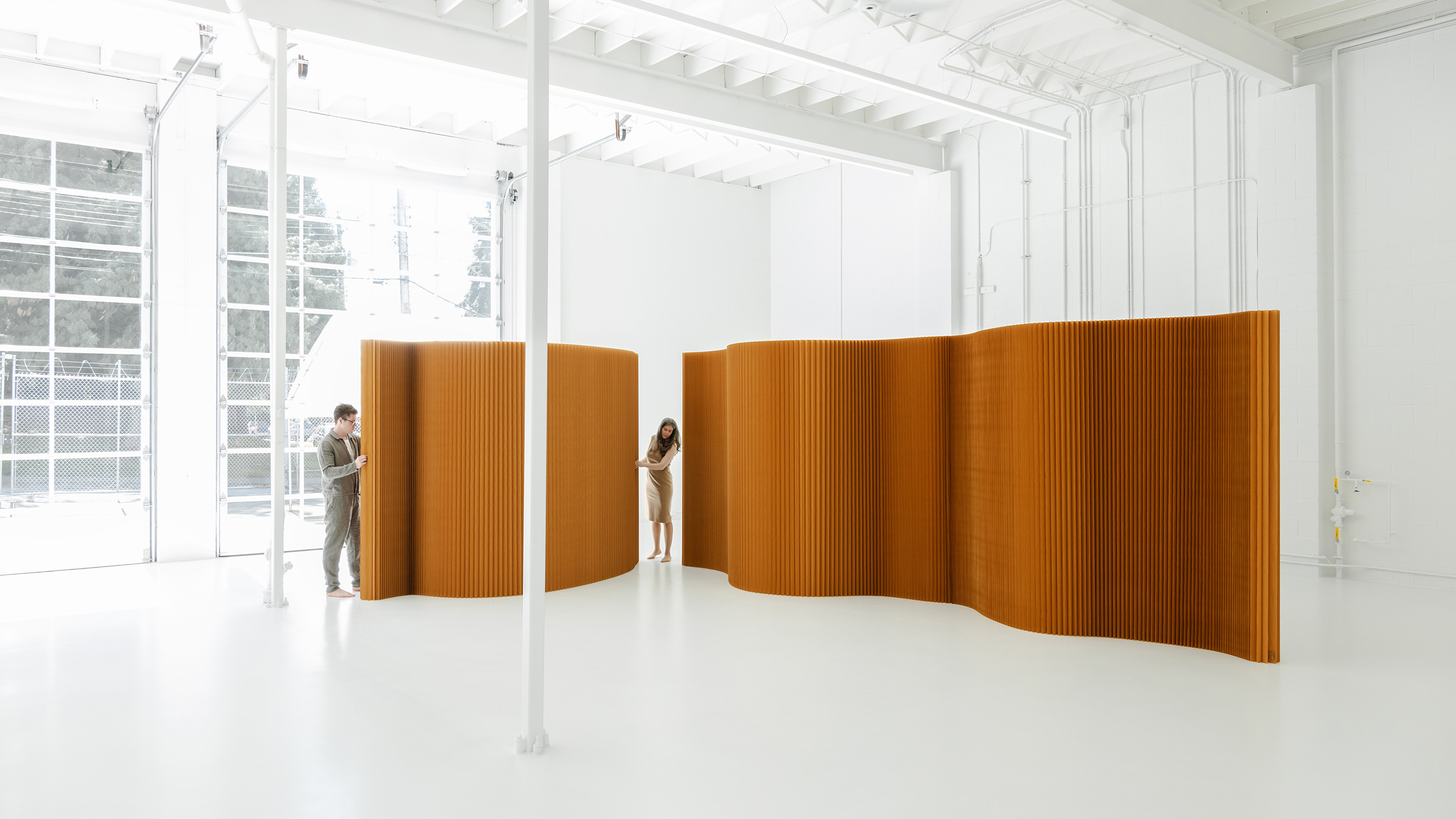 paper softwall | flexible freestanding partition