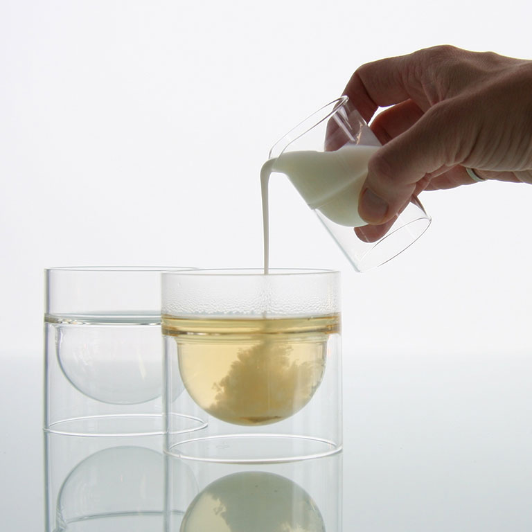 float glassware - Sugar - Cream Set