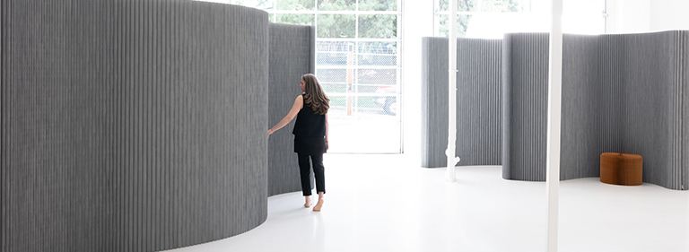 Custom Color Textile Softwall - Acoustic room divider