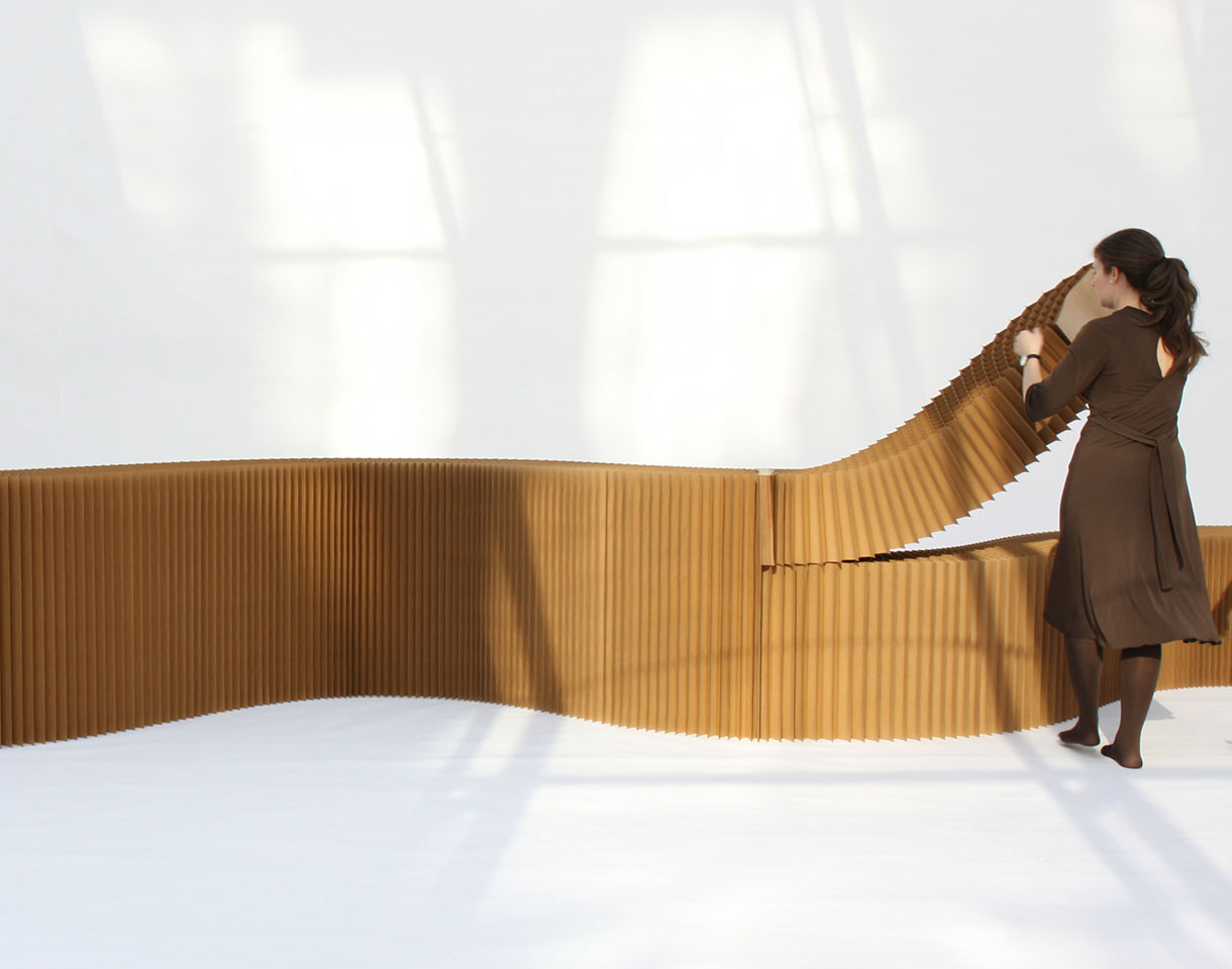 paper softblock - modular room dividers