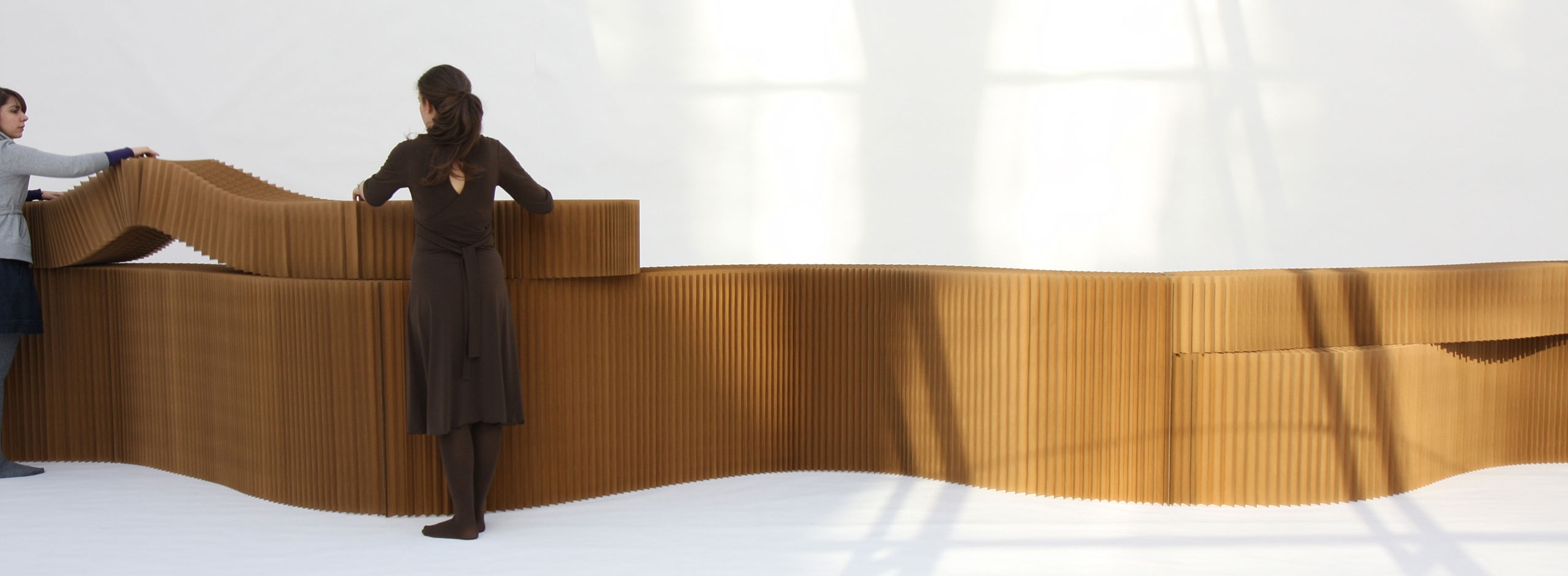 paper softblock - modular room dividers - molo