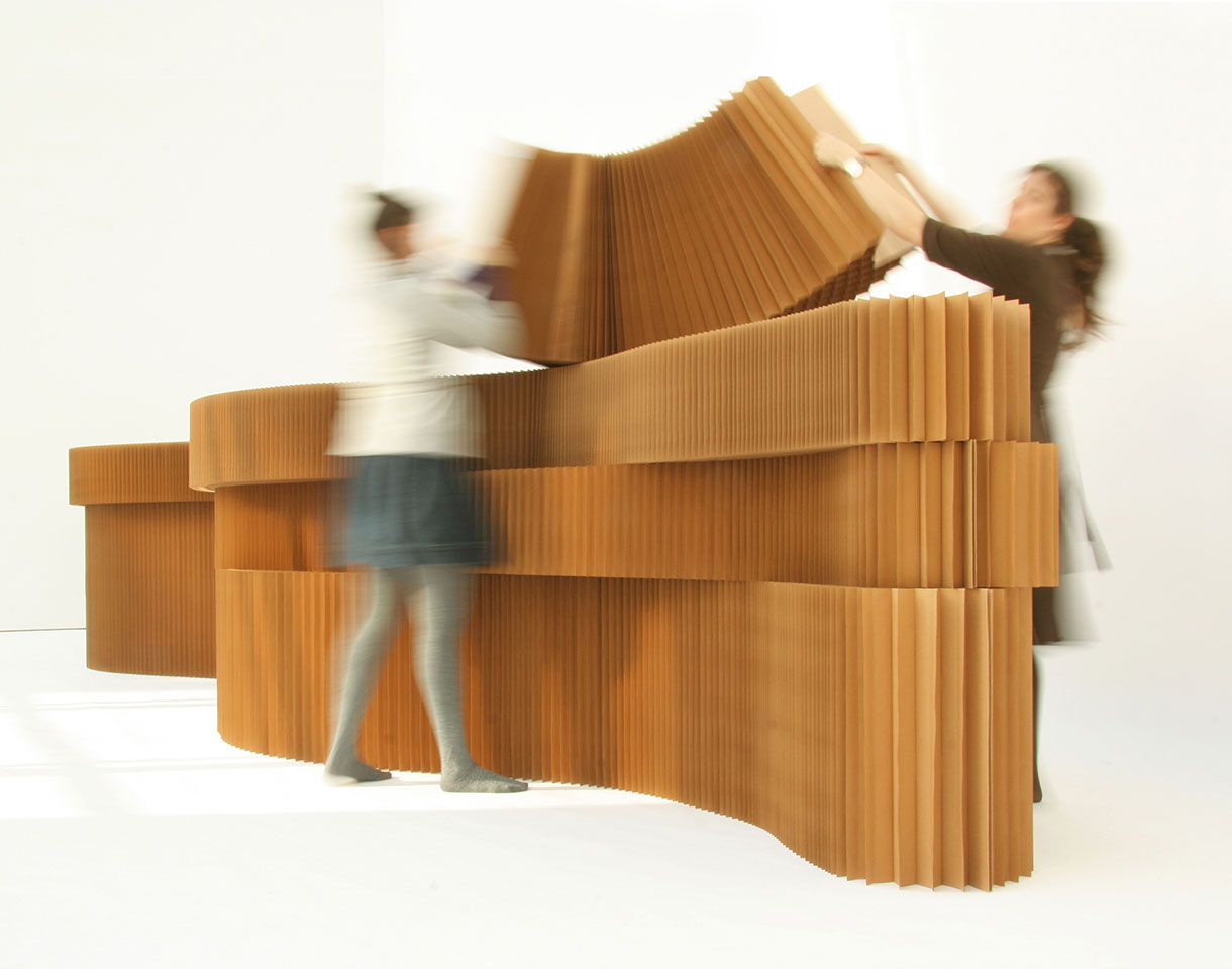 paper softblock - modular room dividers - molo