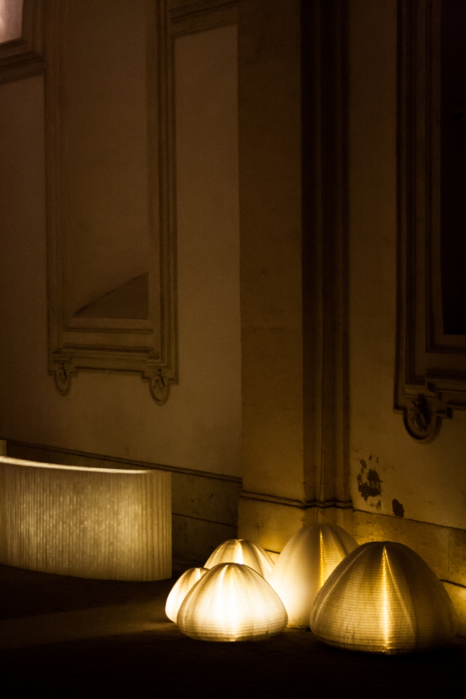 molo white textile softblocks + LED at the Chamber Music Festival 2013 in Rome