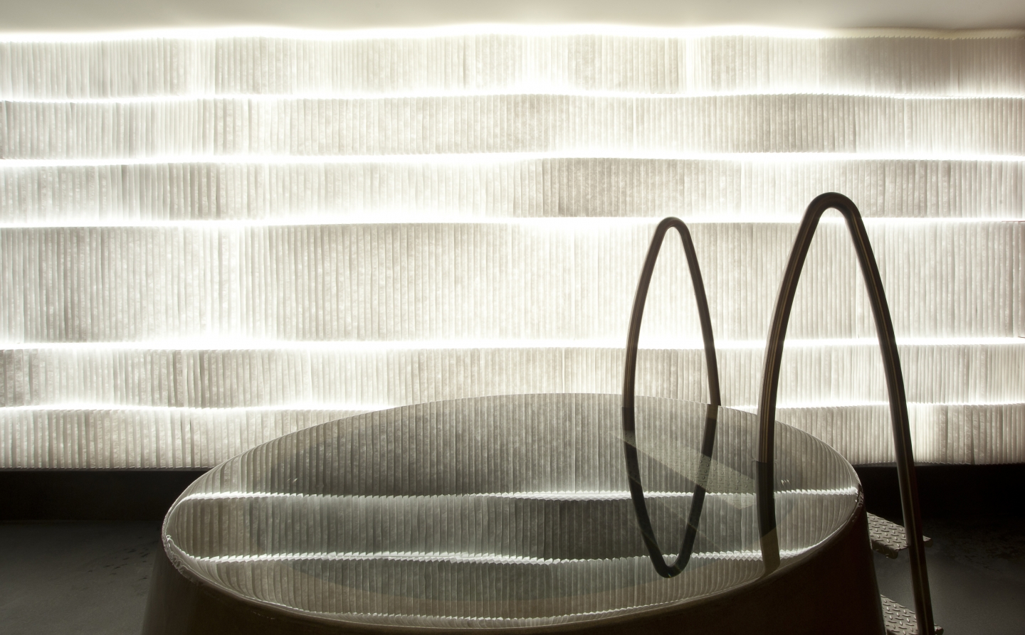 molo white textile softblocks + LED at the Eichstätte Spa in Zug, Switzerland