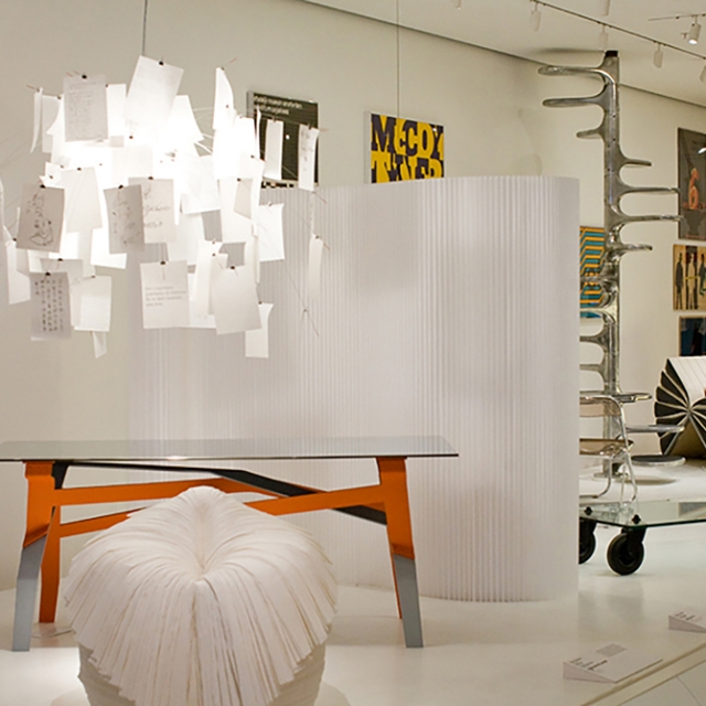 molo white textile softwall for Rough Cut: Design Takes a Sharp Edge at MoMA in New York