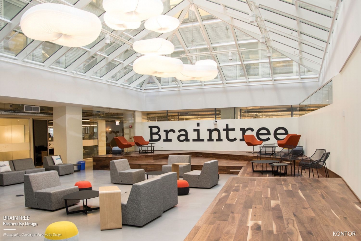 molo cloud light pendants at the Braintree office in Chicago