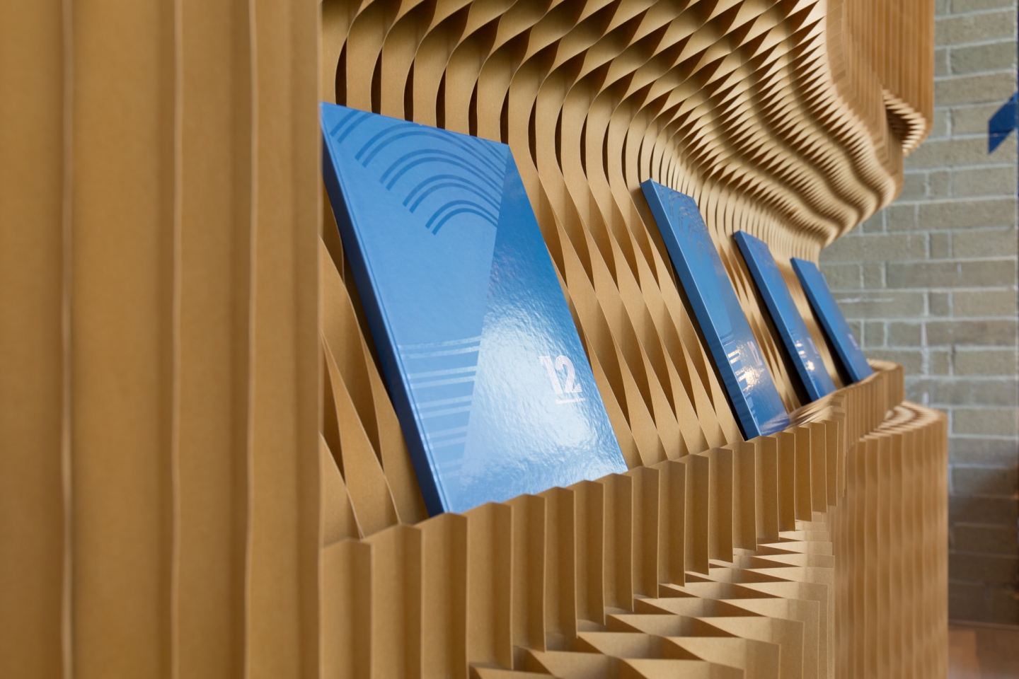 molo brown paper softblocks with notch cut at 10 Hammersmith Grove offices in London