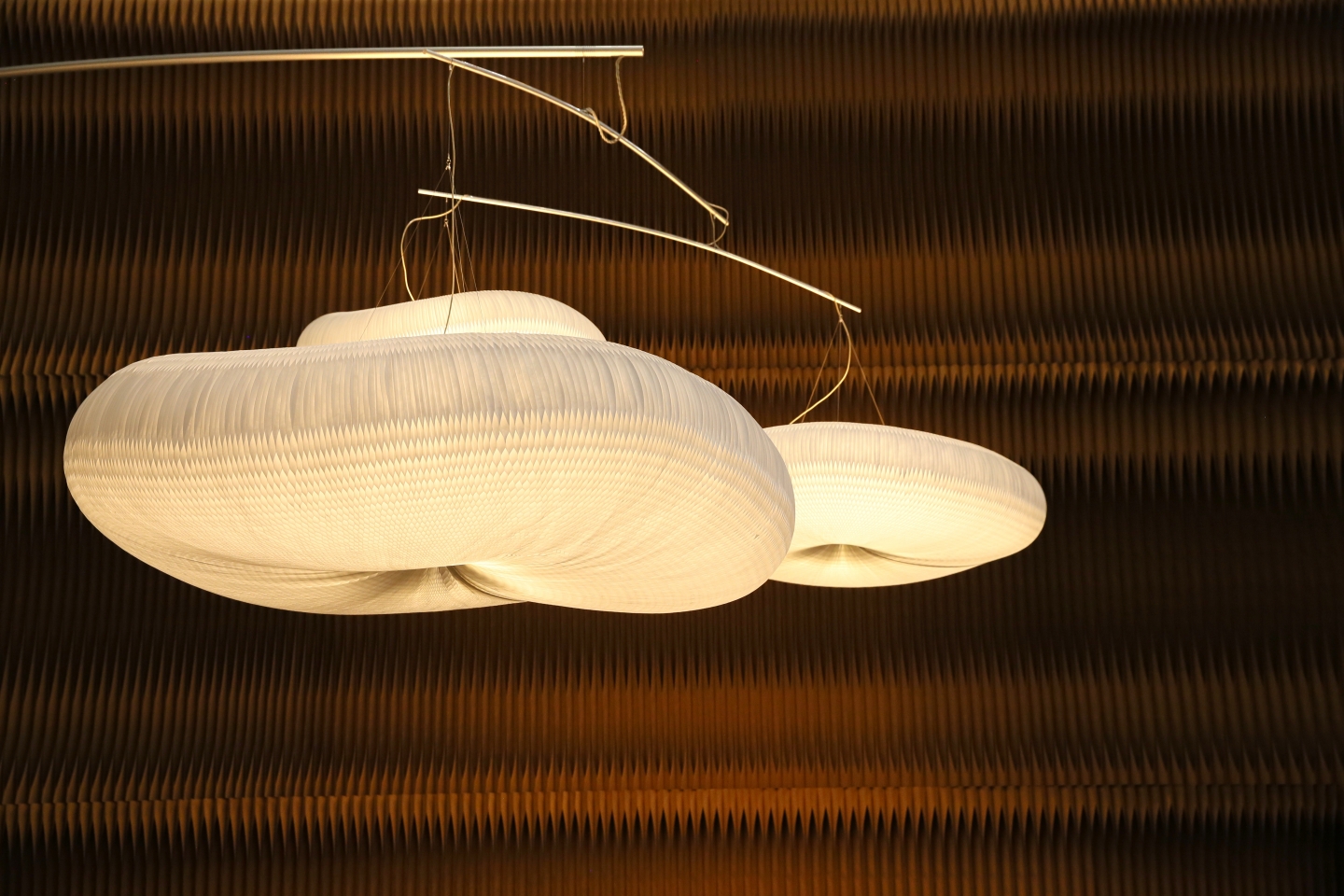 soft lighting by molo - detail of the cloud mobile used for cloud mast