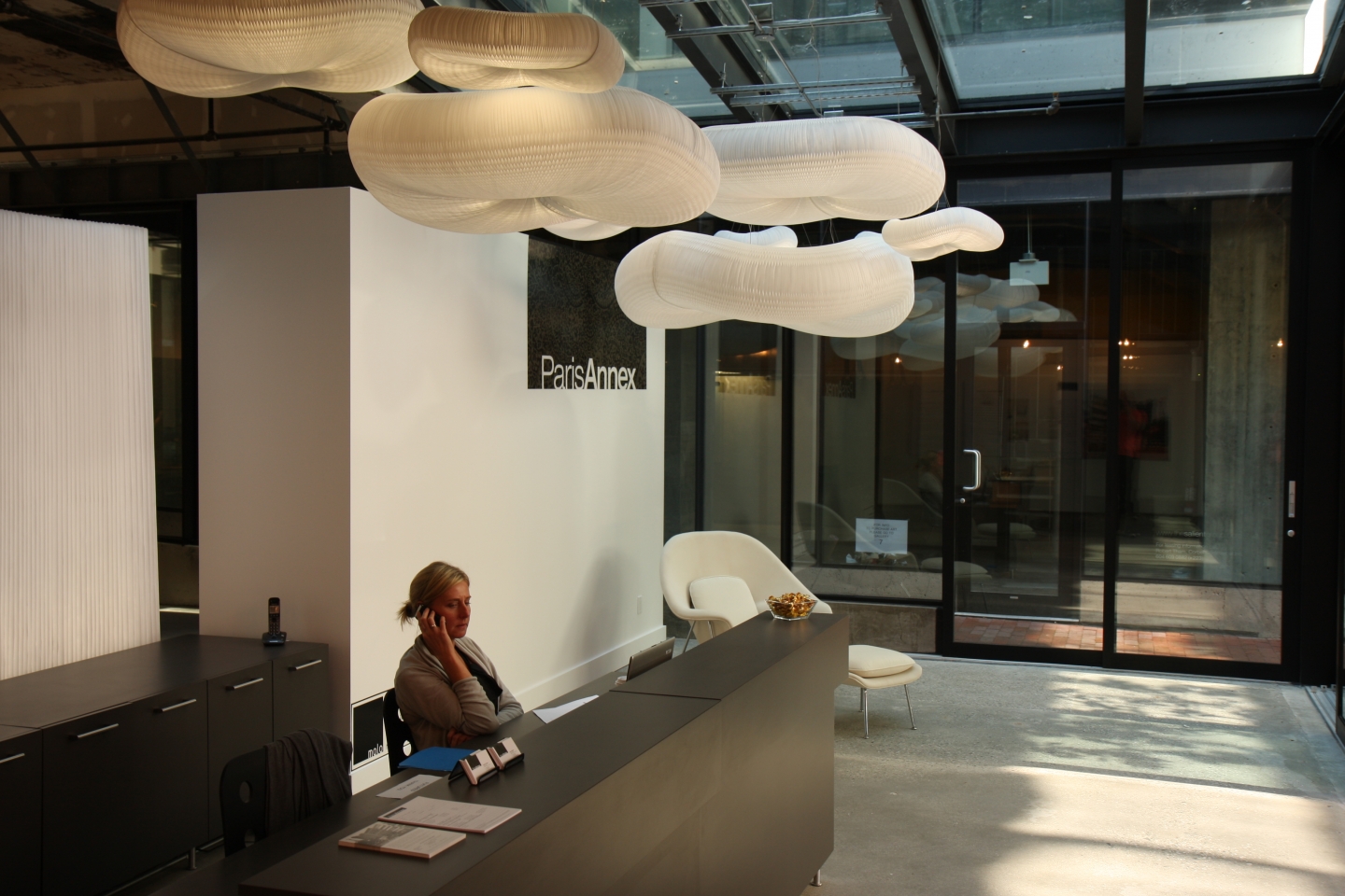 molo cloud light pendants at the Paris Annex in Vancouver, Canada