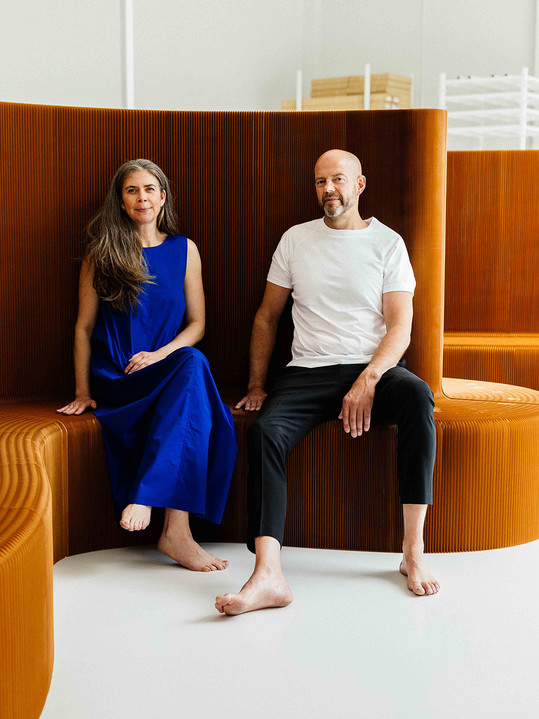 Stephanie Forsythe and Todd MacAllen - molo - paper furniture designers