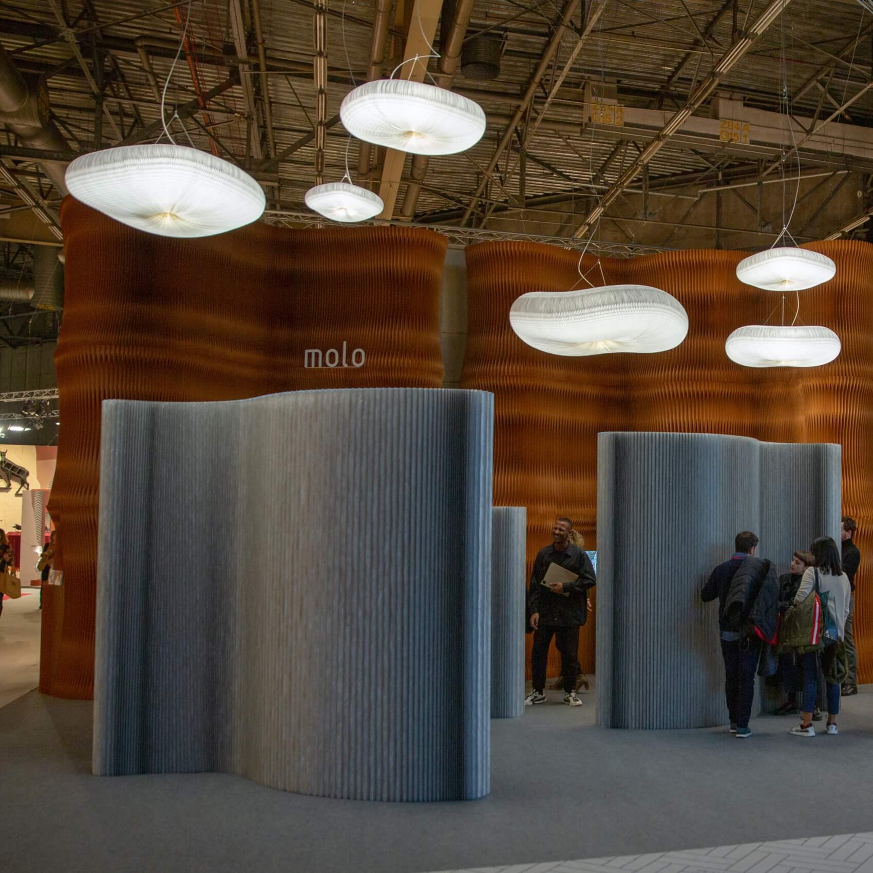 product launch and exhibition space dividers | molo design