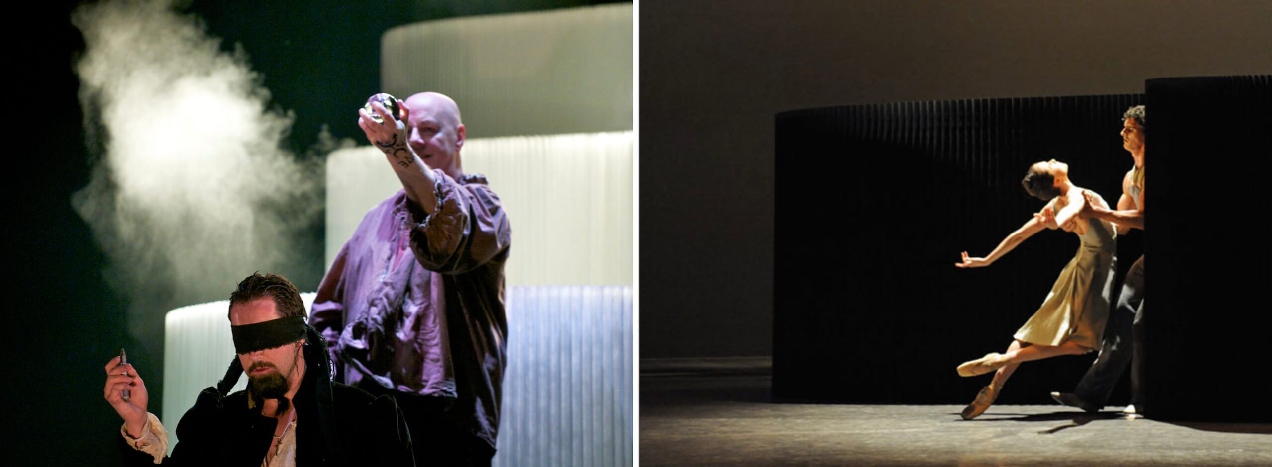 dramatic backdrops for theatrical stage productions