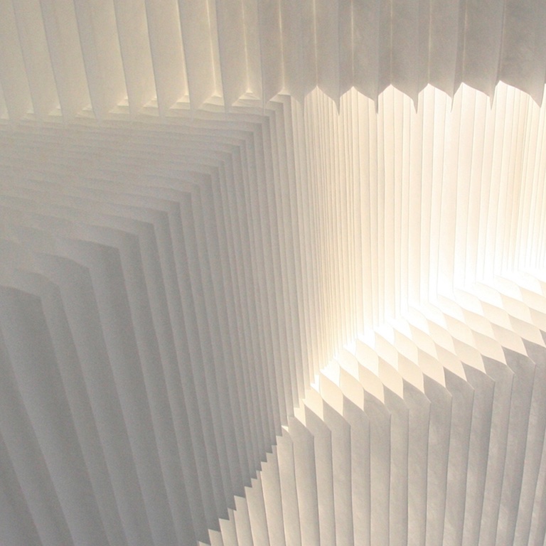 white textile softblock - backlit