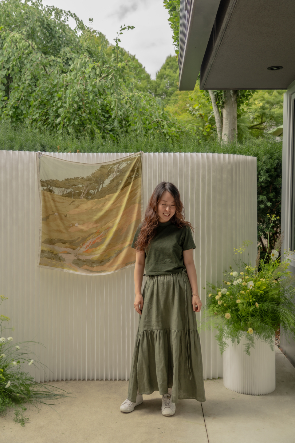 softwall softseating white textile honeycomb modular partition event pop-up molo Stephanie Forsythe Todd MacAllen