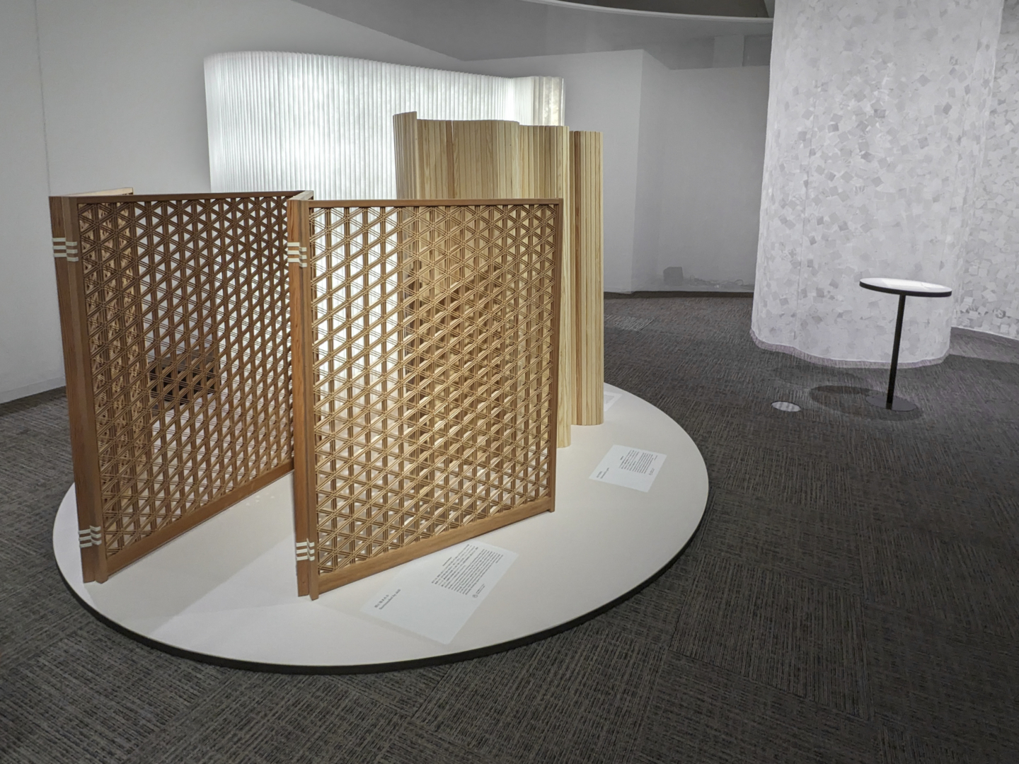 molo white textile softwall for exhibition Tsu-tsu-mu by Japan Design Committee at Matsuya Ginza Stephanie Forsythe Todd MacAllen